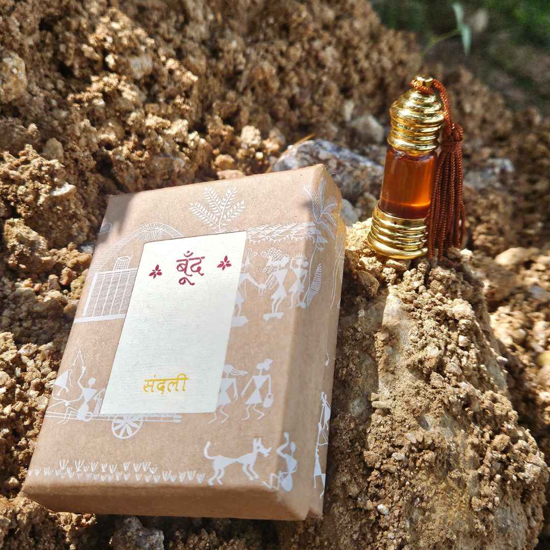 Sandali Natural Perfume Oil (Sandalwood Attar) Boond Fragrances