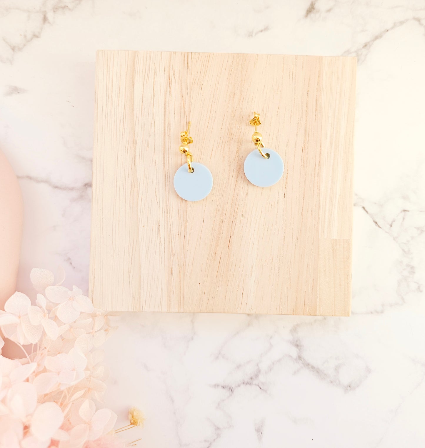 Dark Blue gold studs