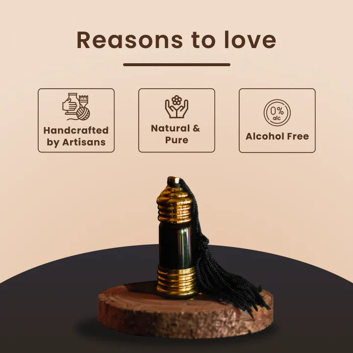 Audh Natural Perfume Oil (Agarwood Attar) Boond Fragrances