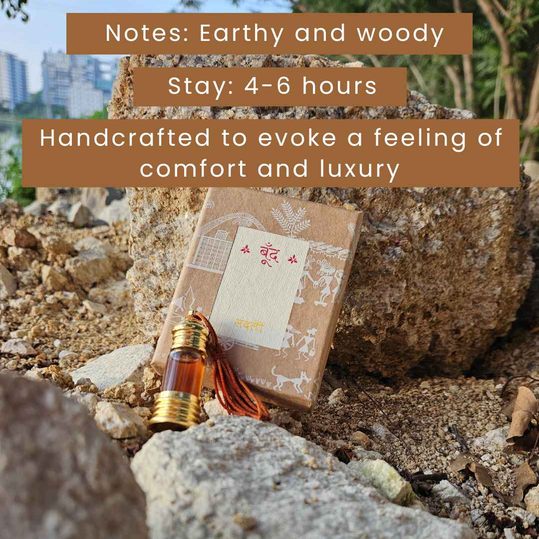 Sandali Natural Perfume Oil (Sandalwood Attar) Boond Fragrances