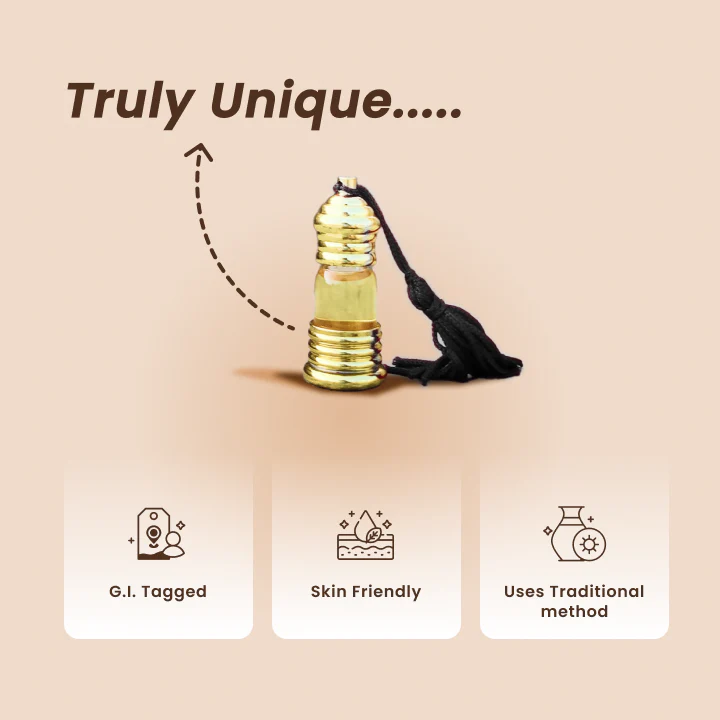Audh Natural Perfume Oil (Agarwood Attar) Boond Fragrances