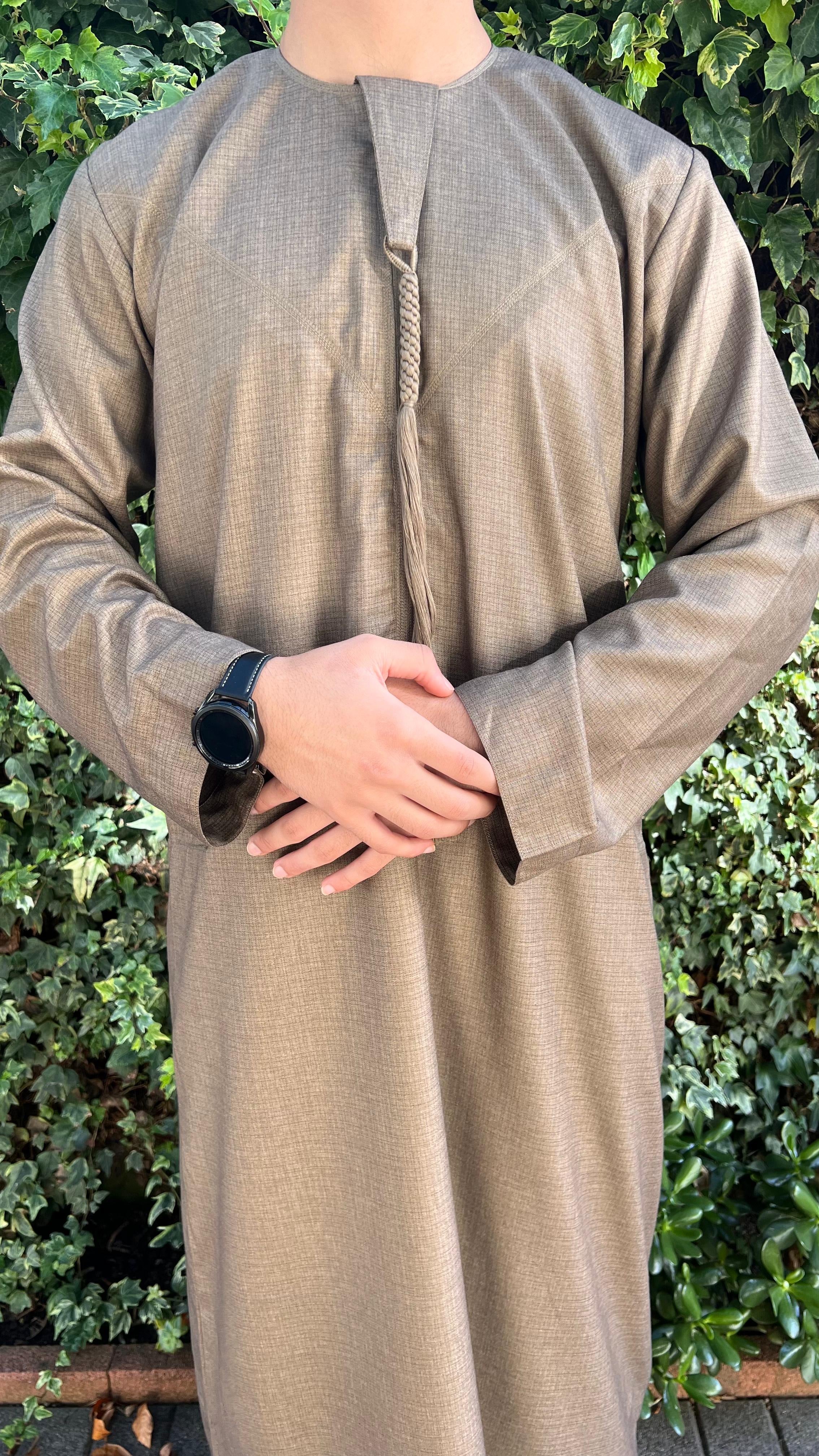 Copper Premium Emirati Thobe - House of Hasbi