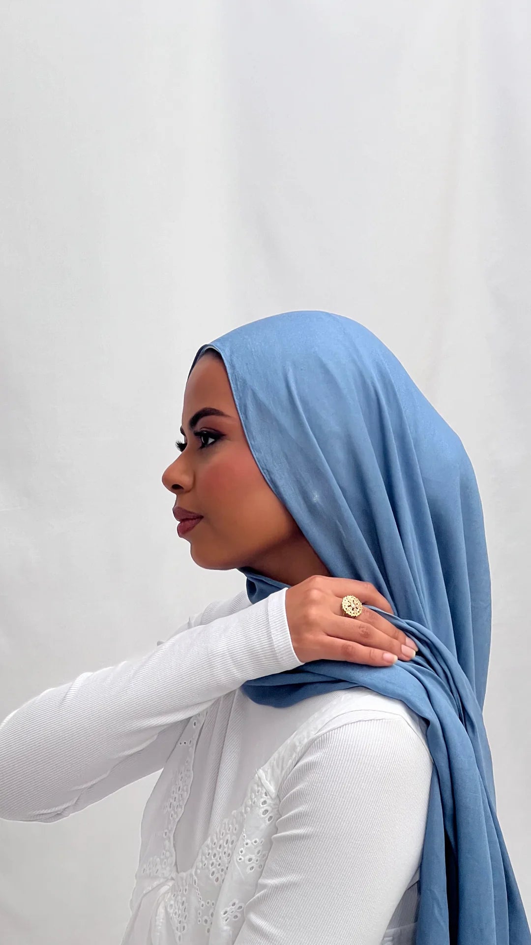 Bio Premium Modal color Denim by Forever Hijab