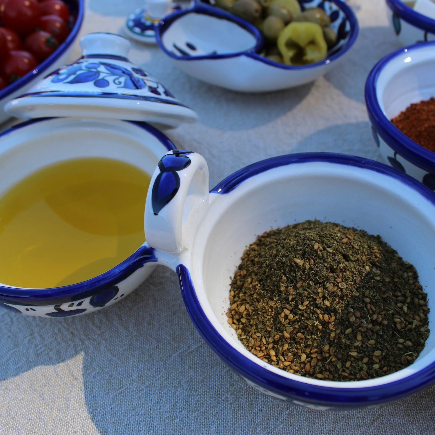 Zayt & Zaatar Dipping Bowl