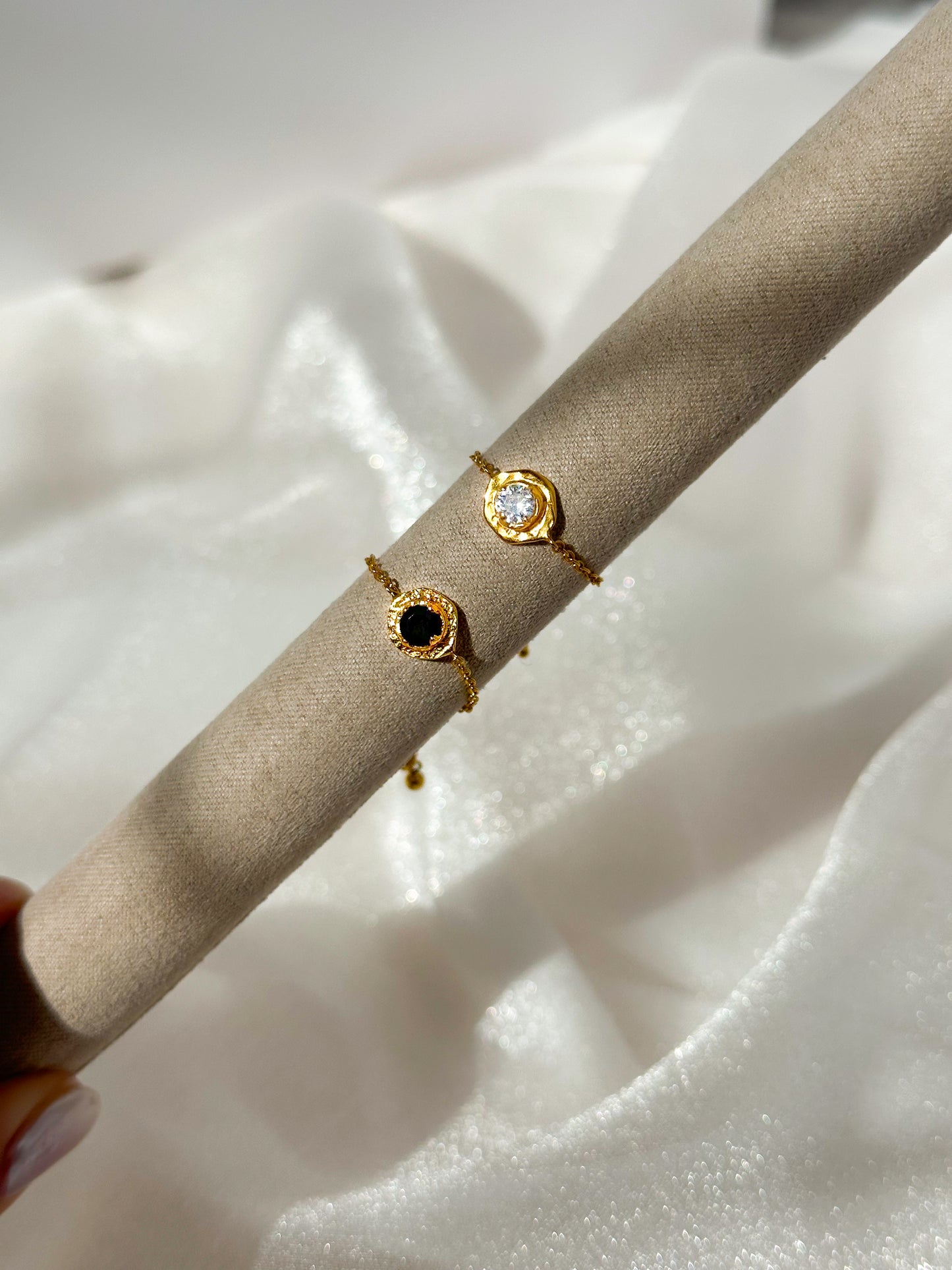 Adjustable Chain Ring | Cubic Zirconia