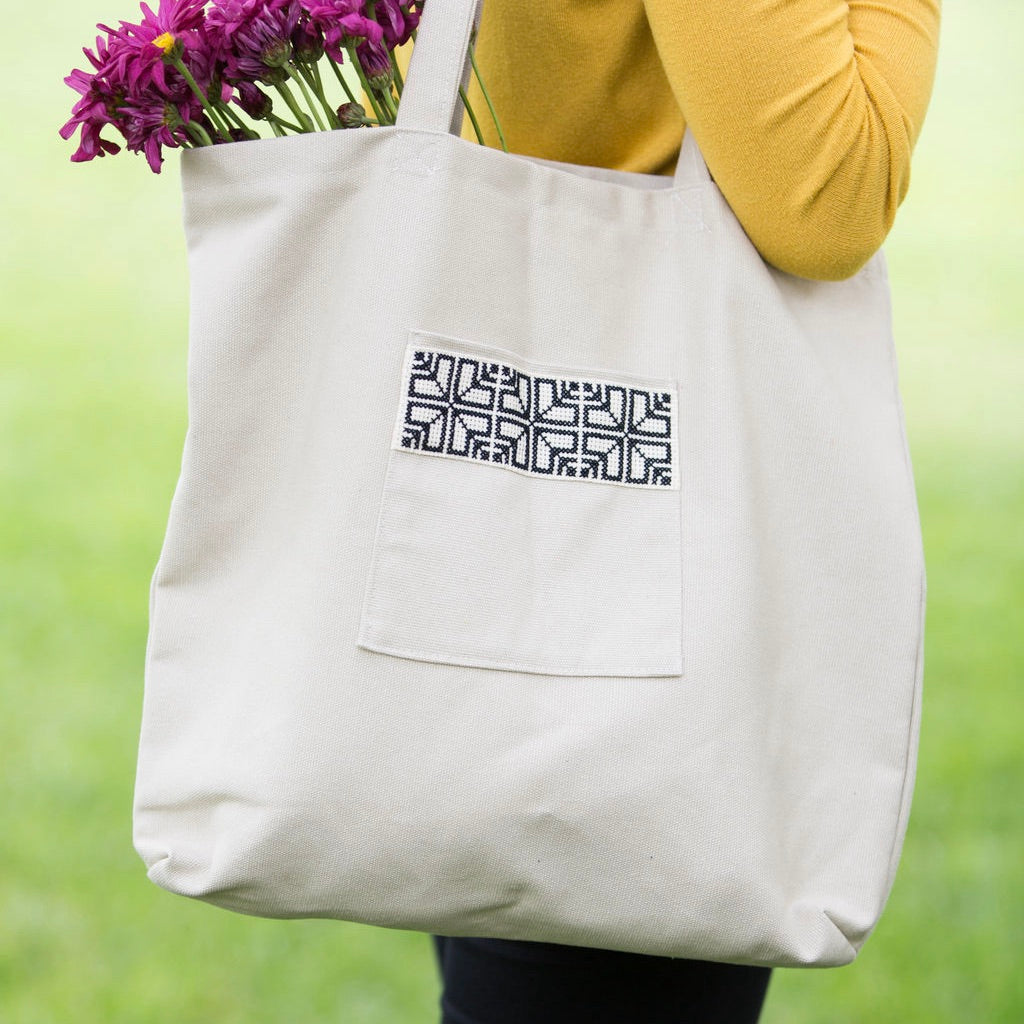Sabah Market Tote - Blackberry - Bayyāra
