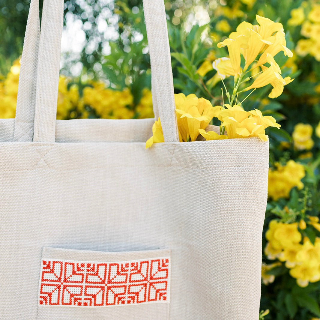 Sabah Market Tote - Watermelon - Bayyāra