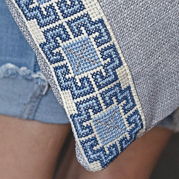 Safa Pouch - Akka Blue - Bayyāra