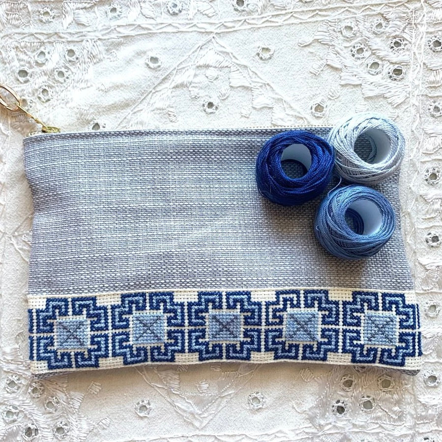 Safa Pouch - Akka Blue - Bayyāra