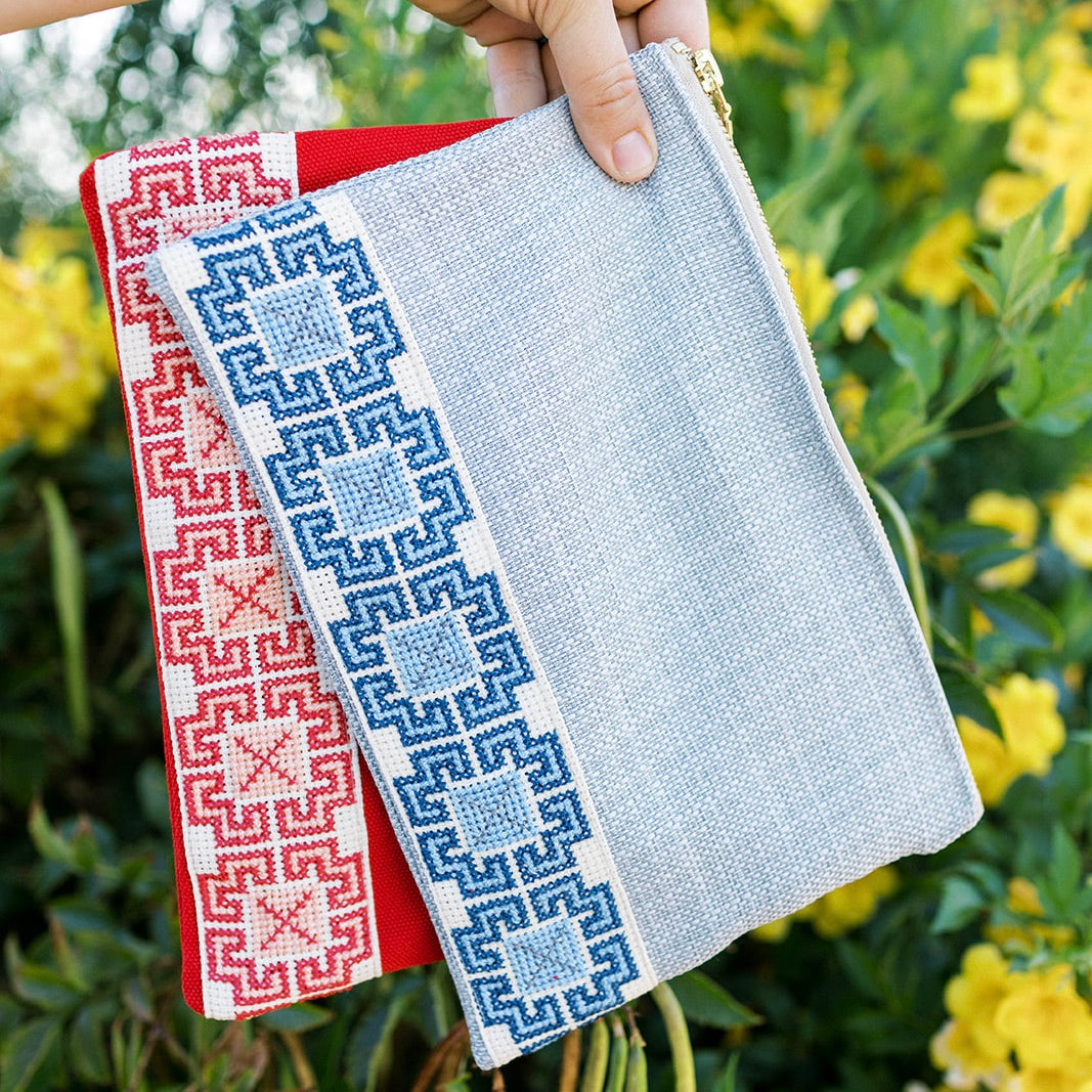 Safa Pouch - Akka Blue - Bayyāra
