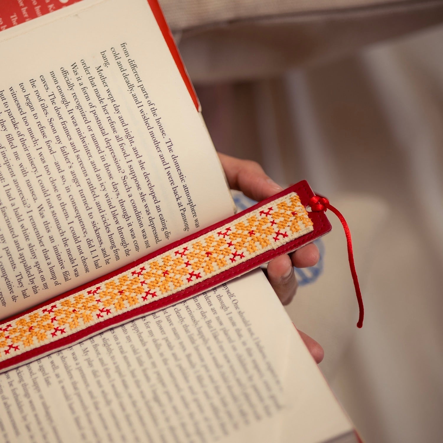 Tatreez Bookmark - Jerusalem Gold - Bayyāra