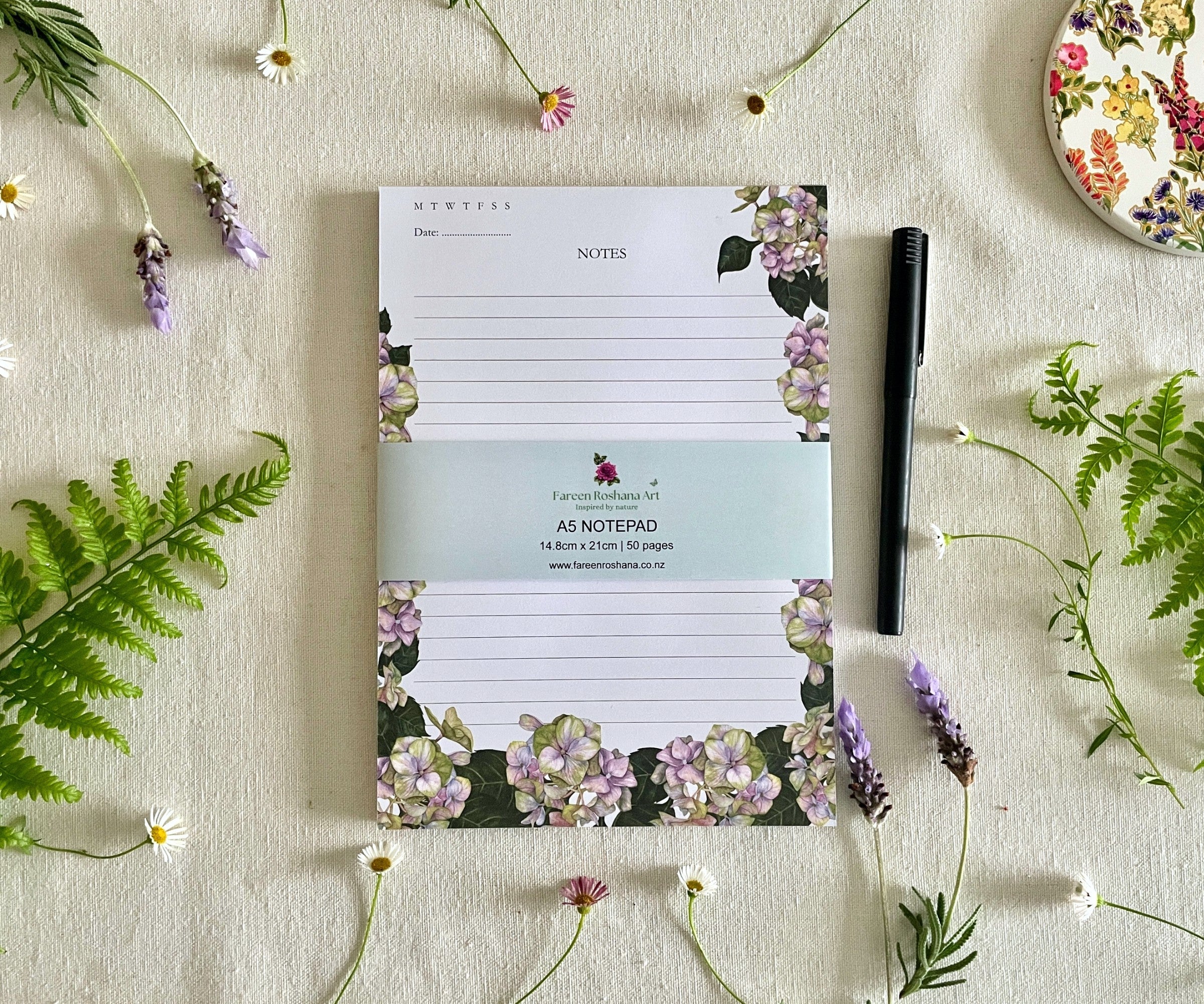 Hues of Serenity - A5 Notepad