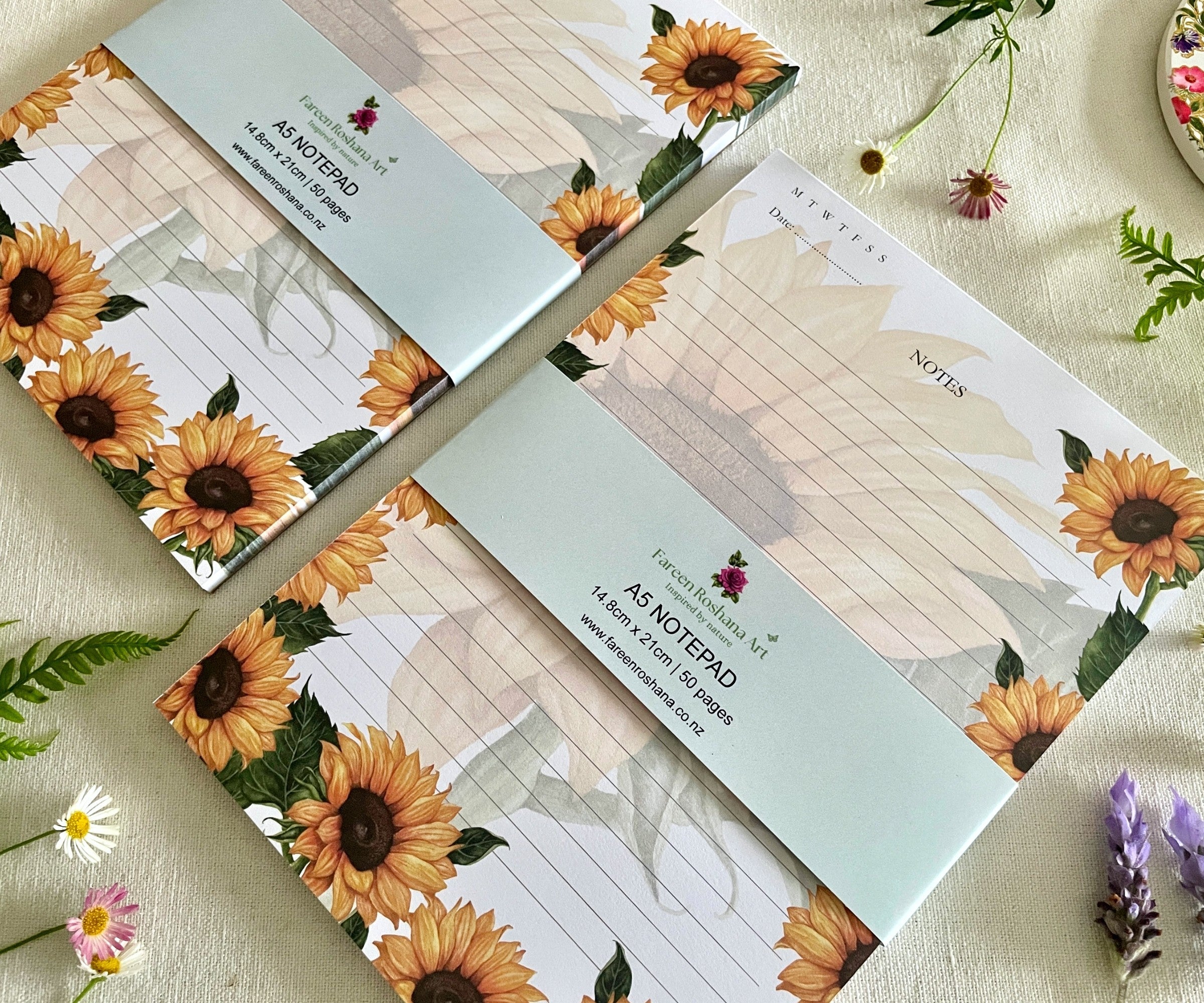 Heart of Sunshine - A5 Notepad