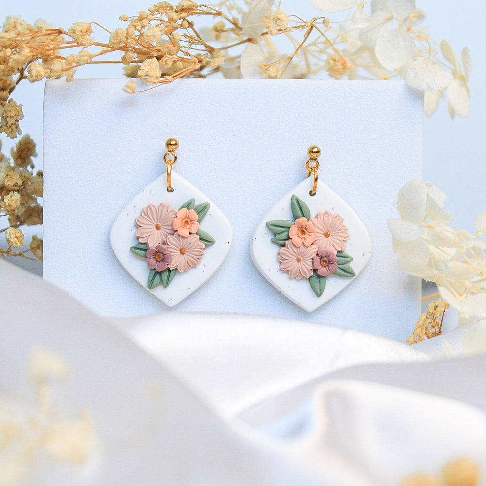 Diamond Bouquet Earrings