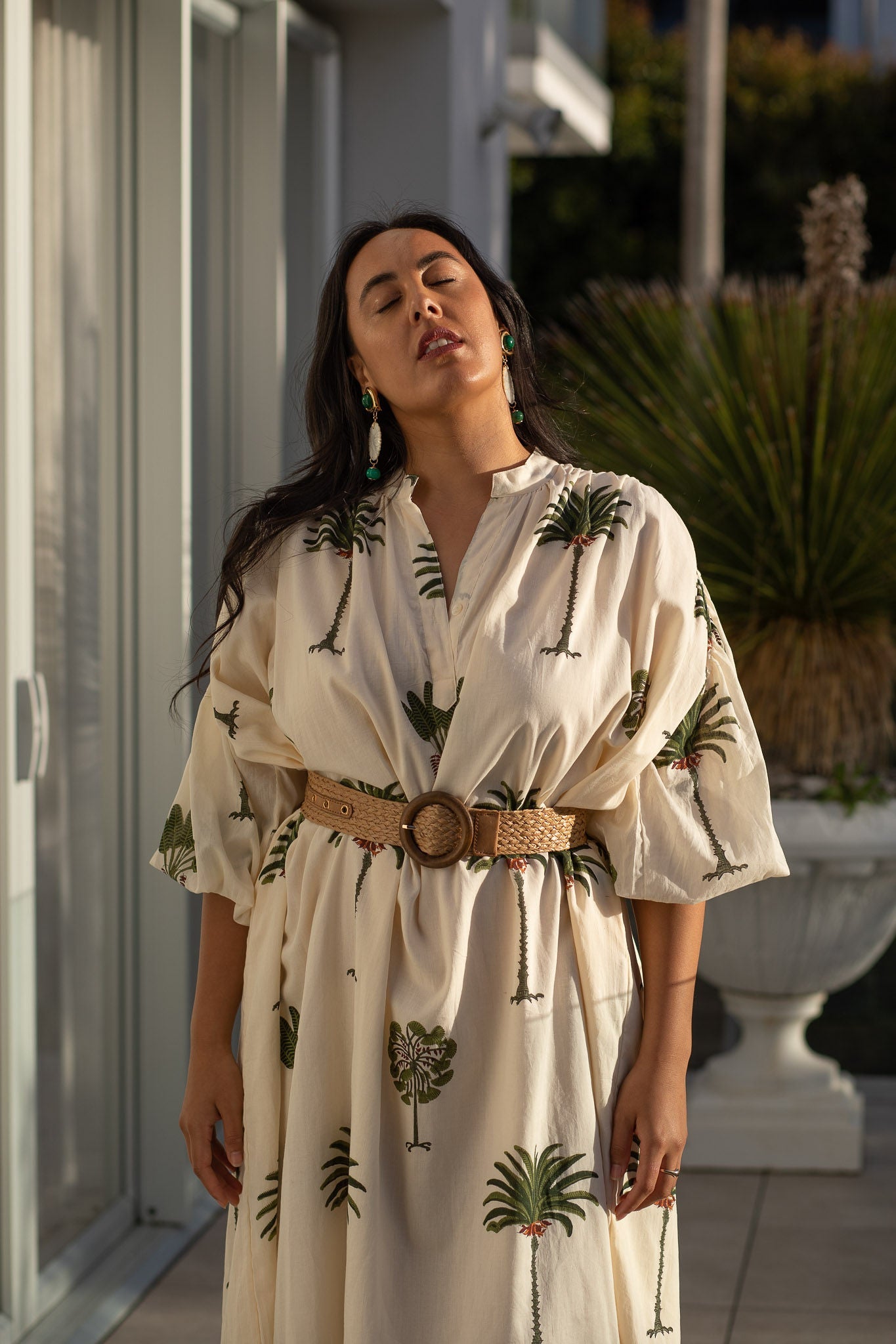 Forever Hand Block Printed Kaftan