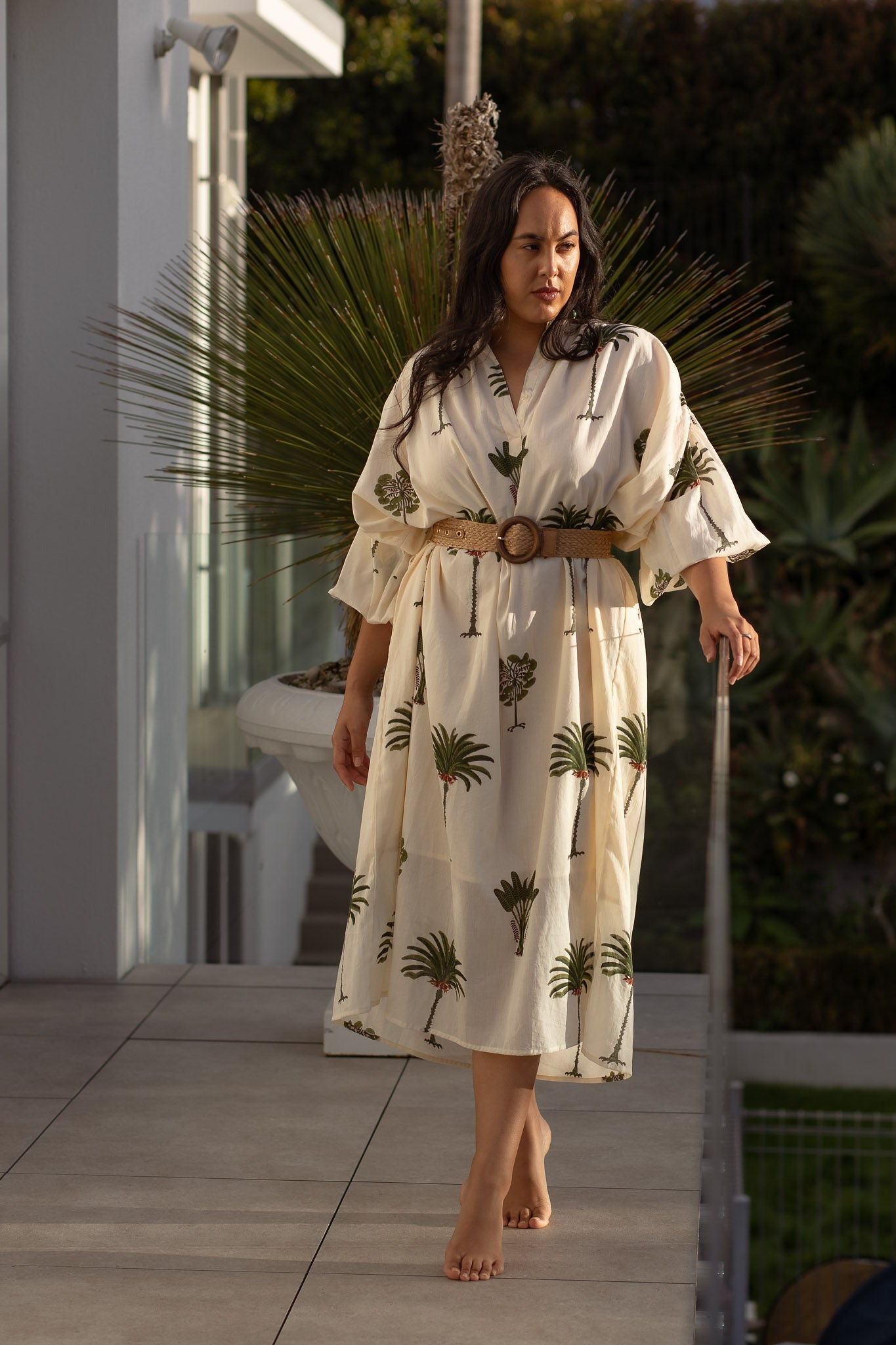 Forever Hand Block Printed Kaftan