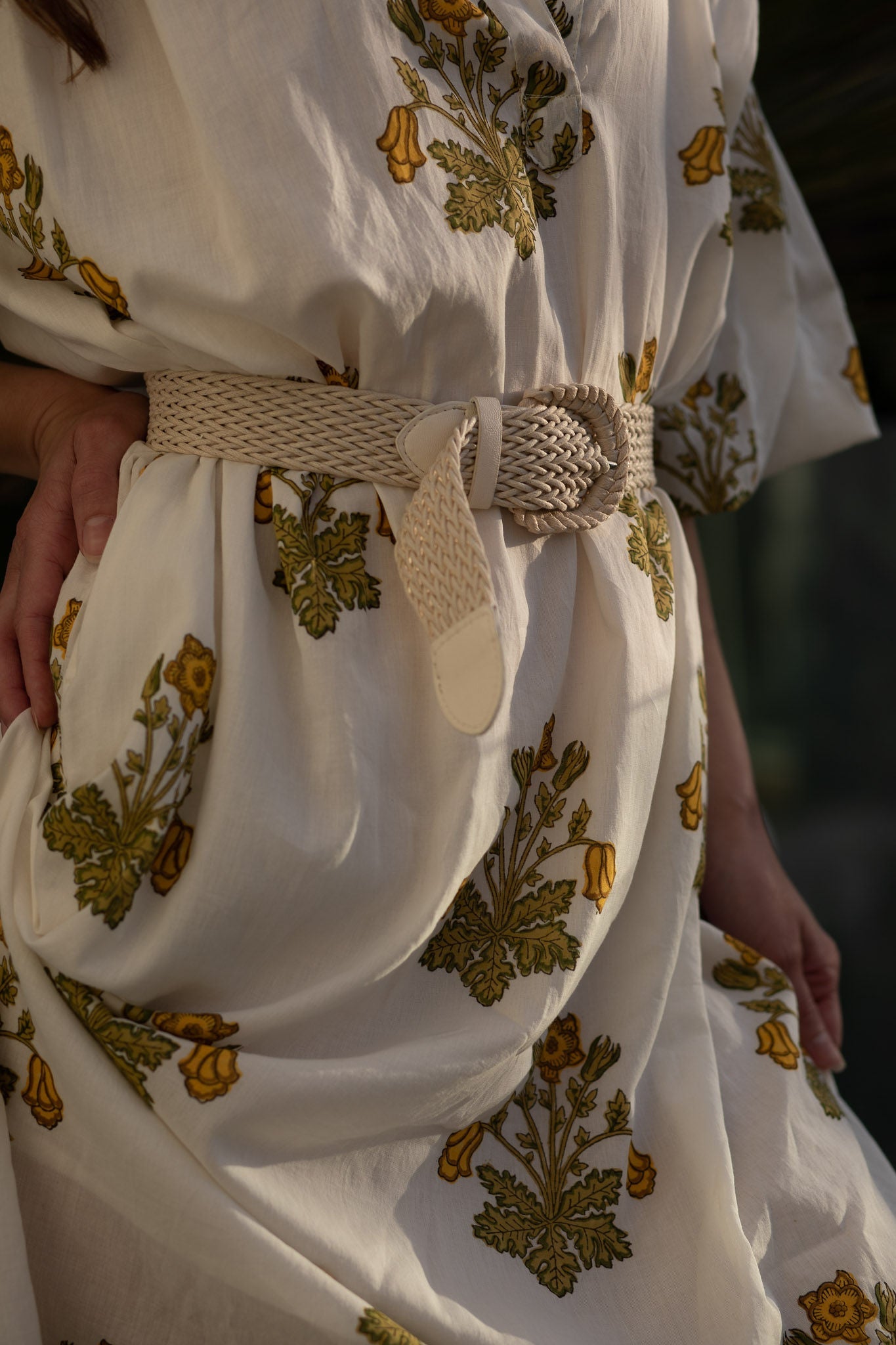 Forever Hand Block Printed Kaftan