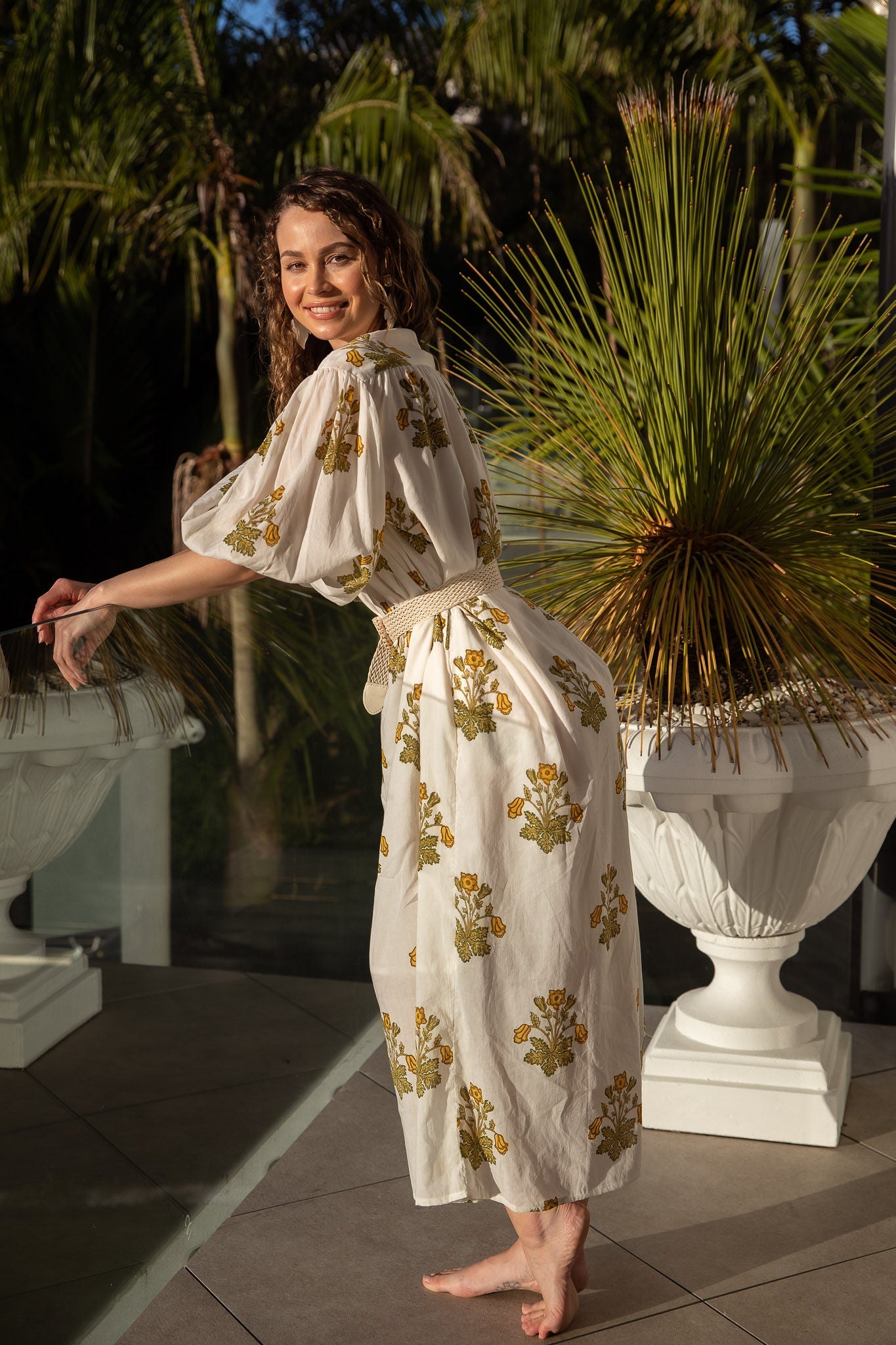 Forever Hand Block Printed Kaftan