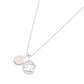 Cancer Zodiac with Birthstone Necklace in Silver | Star sign Jun/Jul