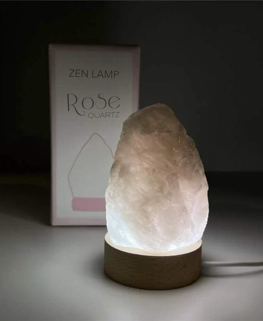 Rose quartz lamp | crystal lamp LED USB