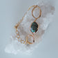 Lua bracelet | Gemstones malachite | 18k Gold plated