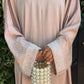 Hawa Diamanté Abaya (Pink) - Forever Hijab