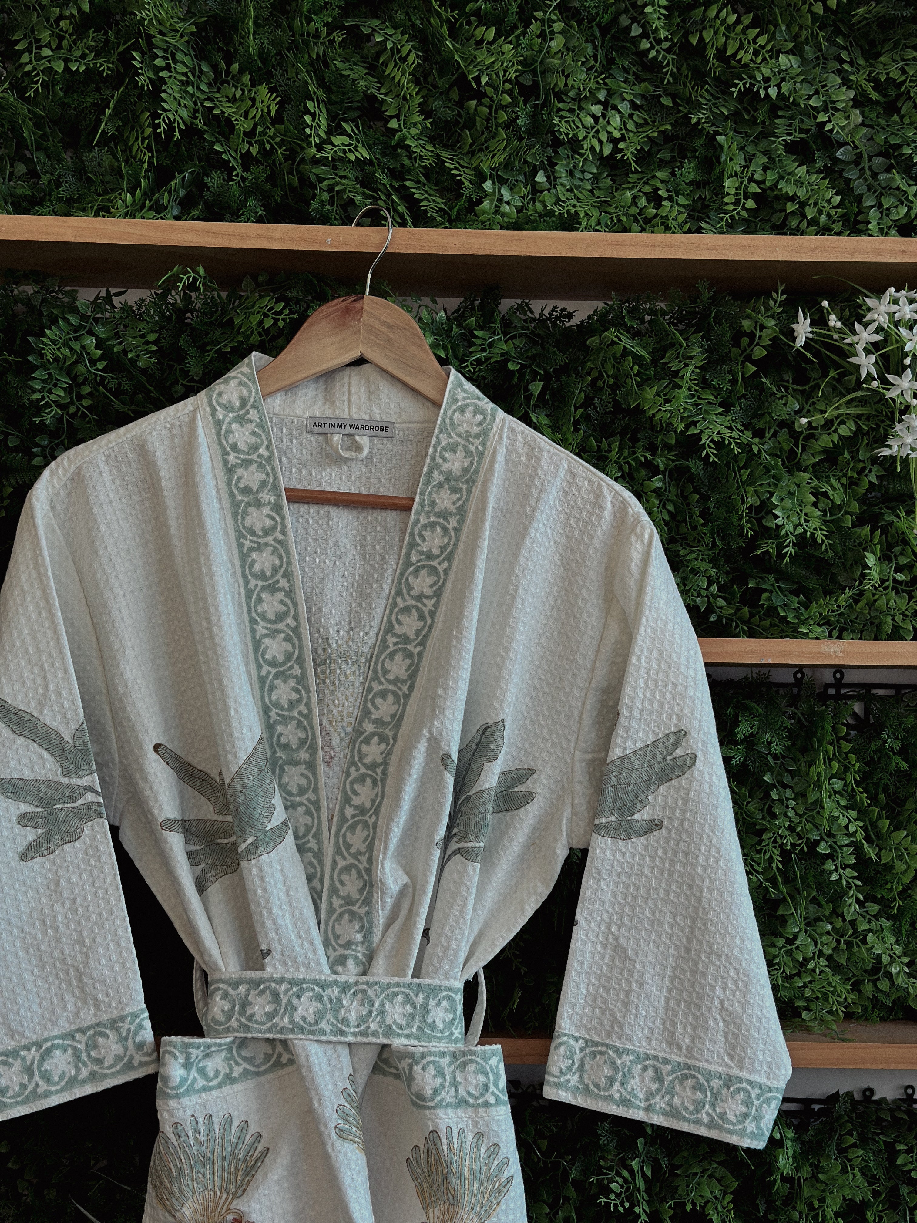 Willow Robe: Leafy Green
