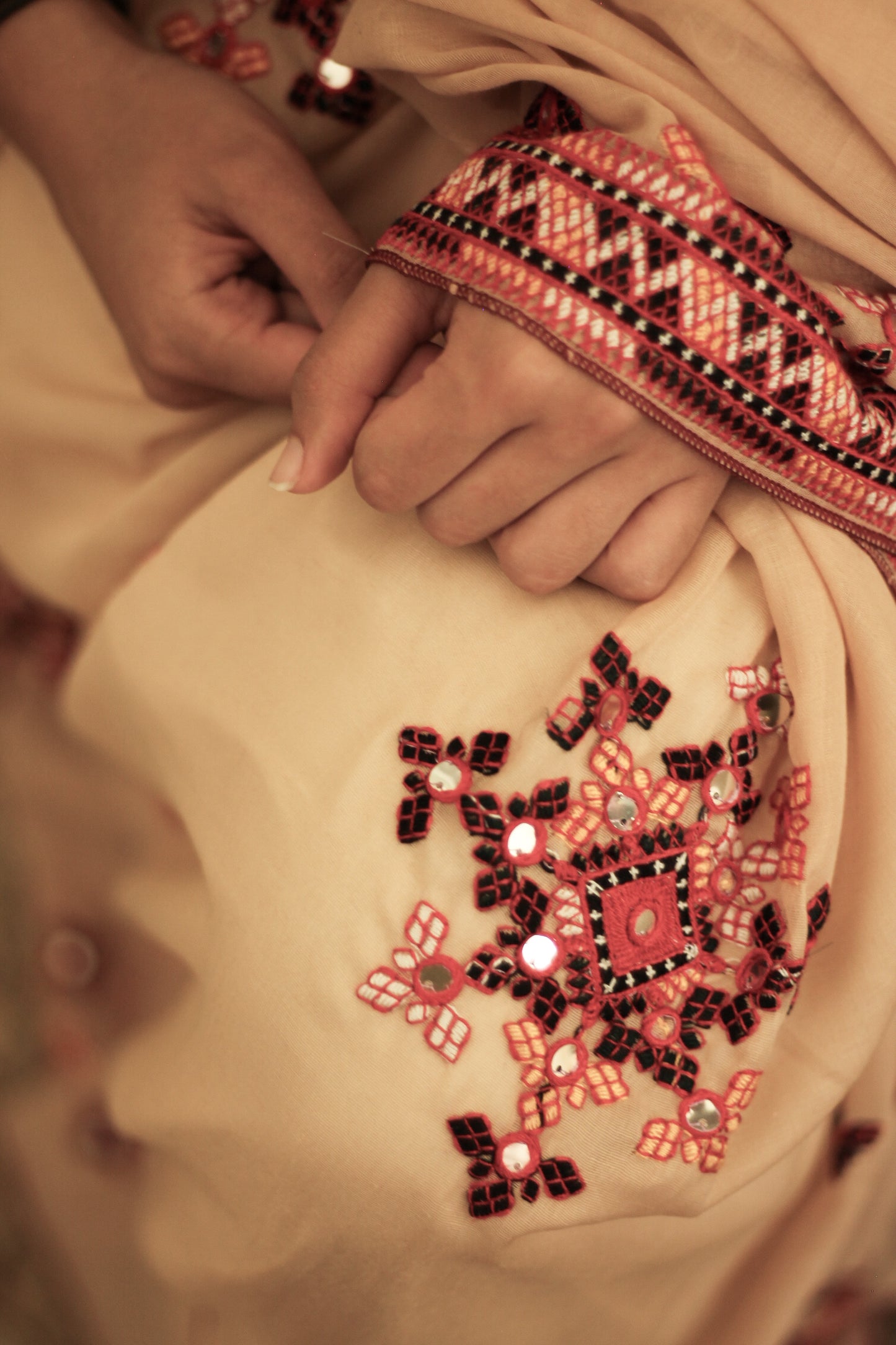 Balochi Hand Embroidered Shawl