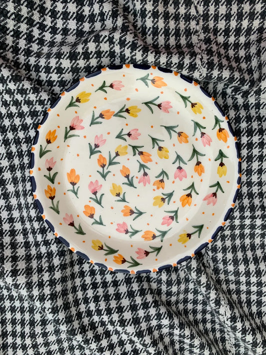 Floral Circle Plate