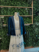Peru Skirt: Blooming Blue