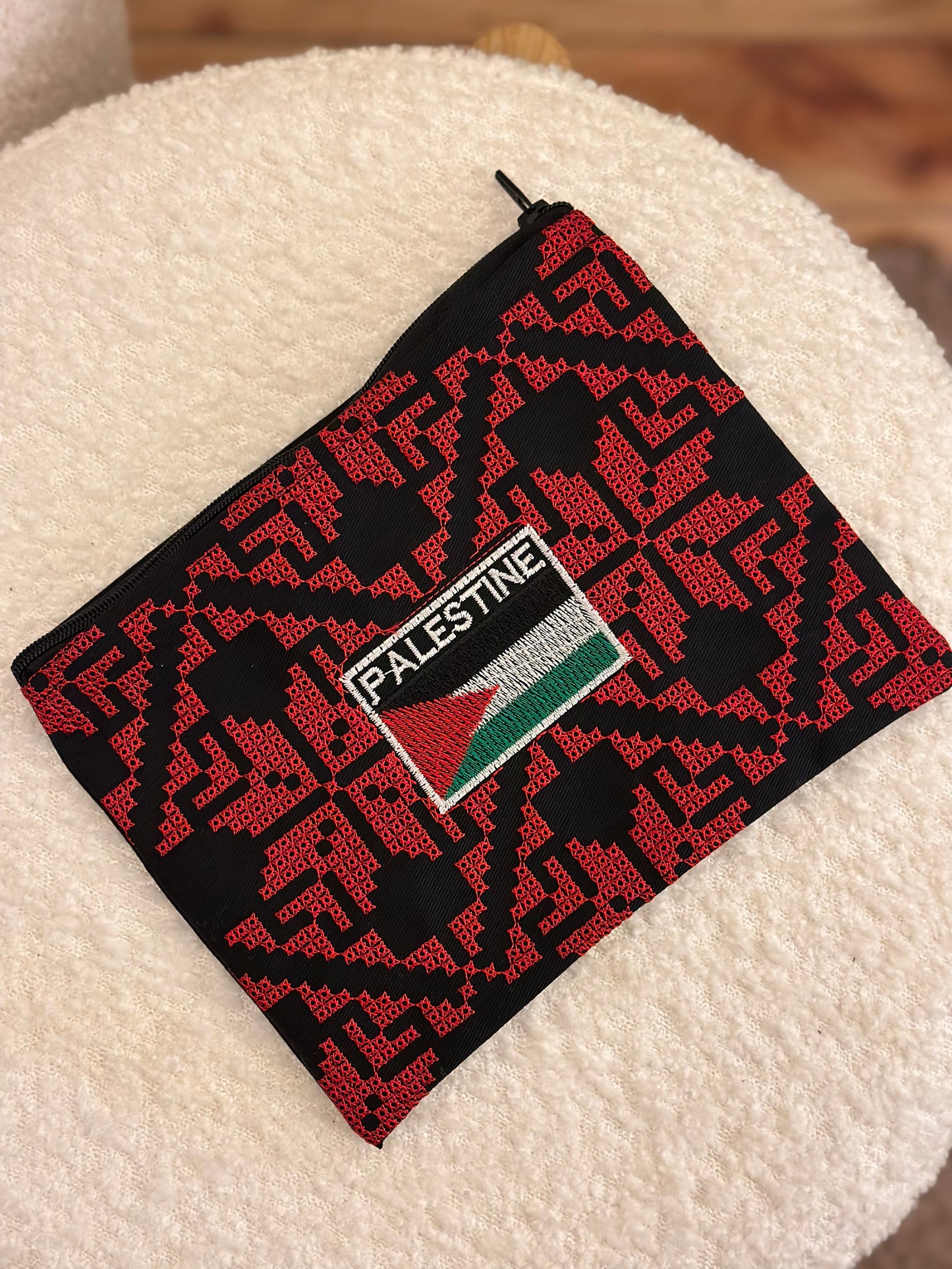 Embroidered Palestine Purse