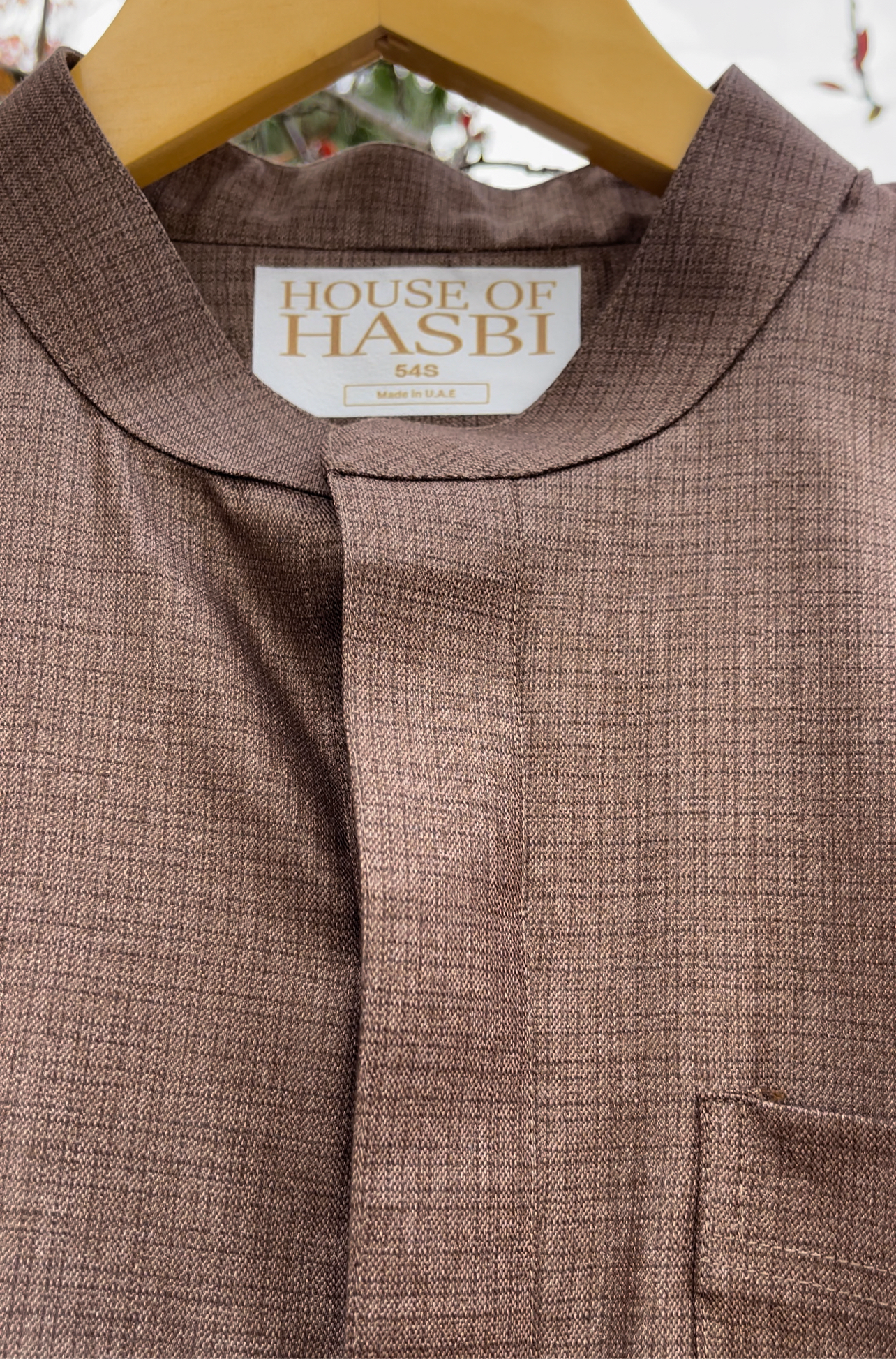 Sable Premium Collared Thobe - House of Hasbi