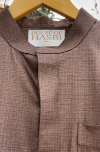 Sable Premium Collared Thobe - House of Hasbi
