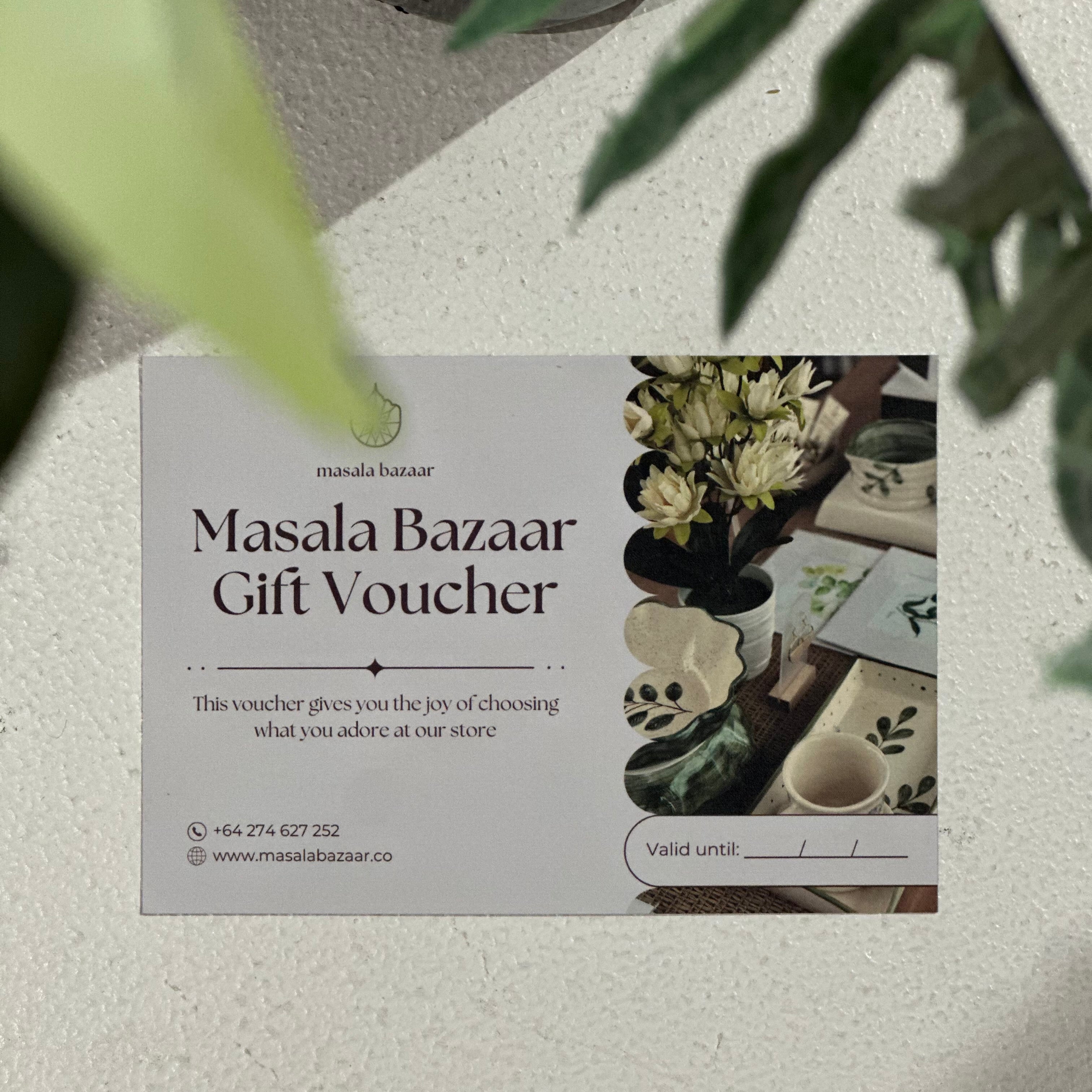 $100 Masala Bazaar Gift Voucher
