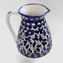Ceramic Pitcher - Hebron Blue - Bayyāra