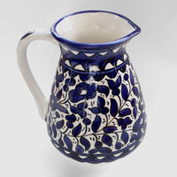 Ceramic Pitcher - Hebron Blue - Bayyāra