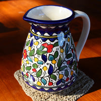 Ceramic Pitcher - Hebron Multicolour - Bayyāra