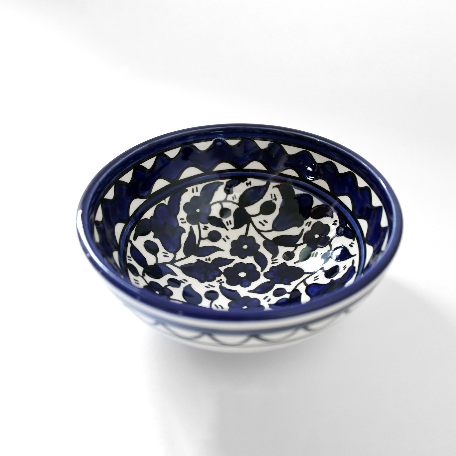 Dessert Bowl - Hebron Blue - Bayyāra