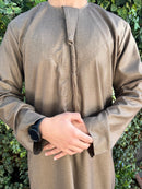 Copper Premium Emirati Thobe - House of Hasbi
