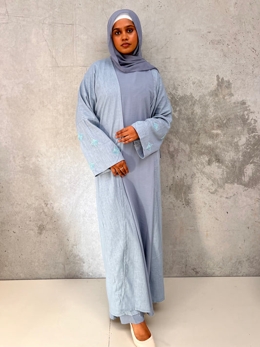 Amal Abaya (Blue) - Forever Hijab