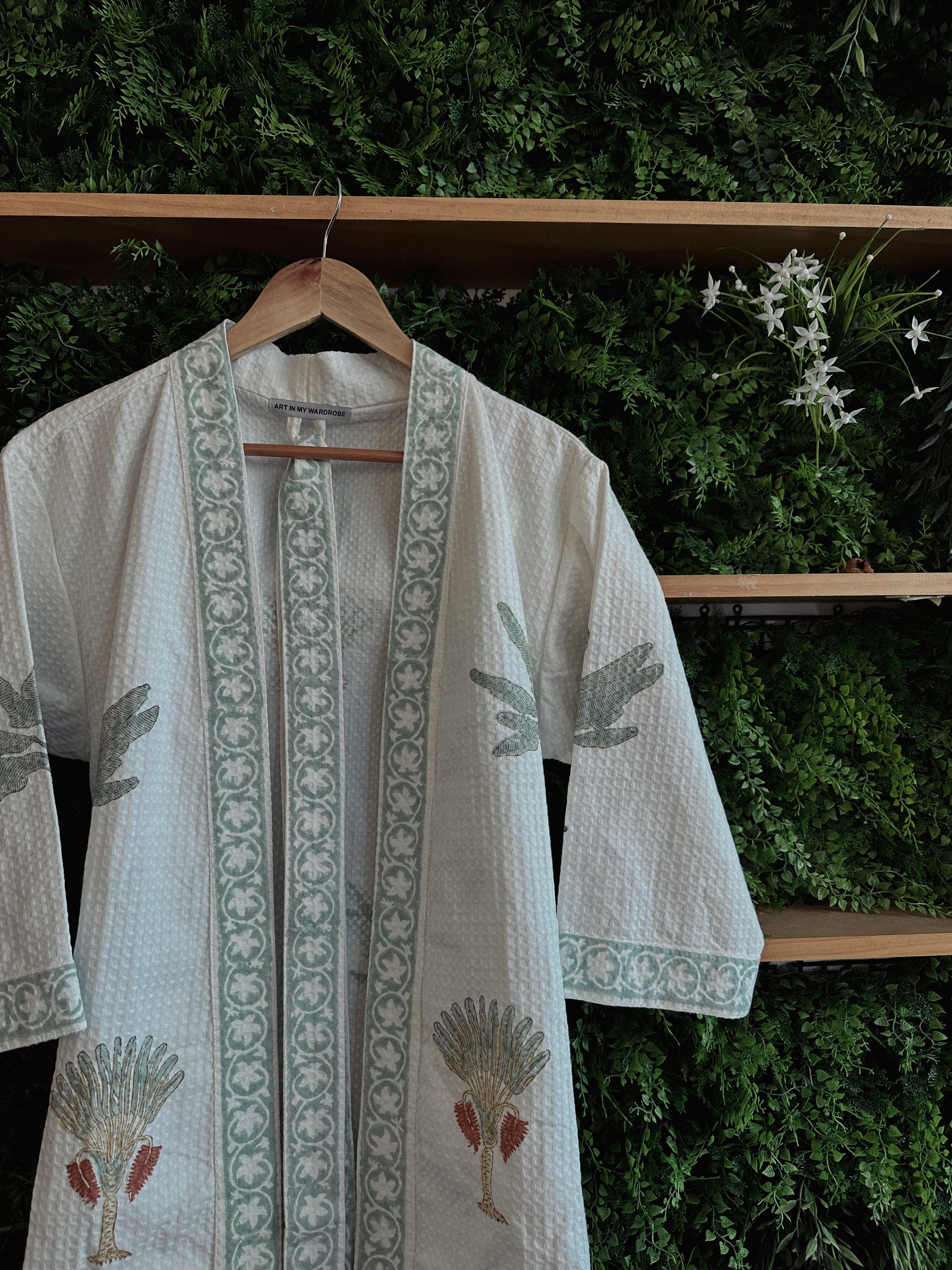 Willow Robe: Leafy Green