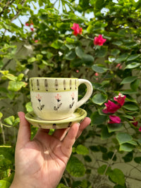 Spring Bloom Cup and Saucer Set