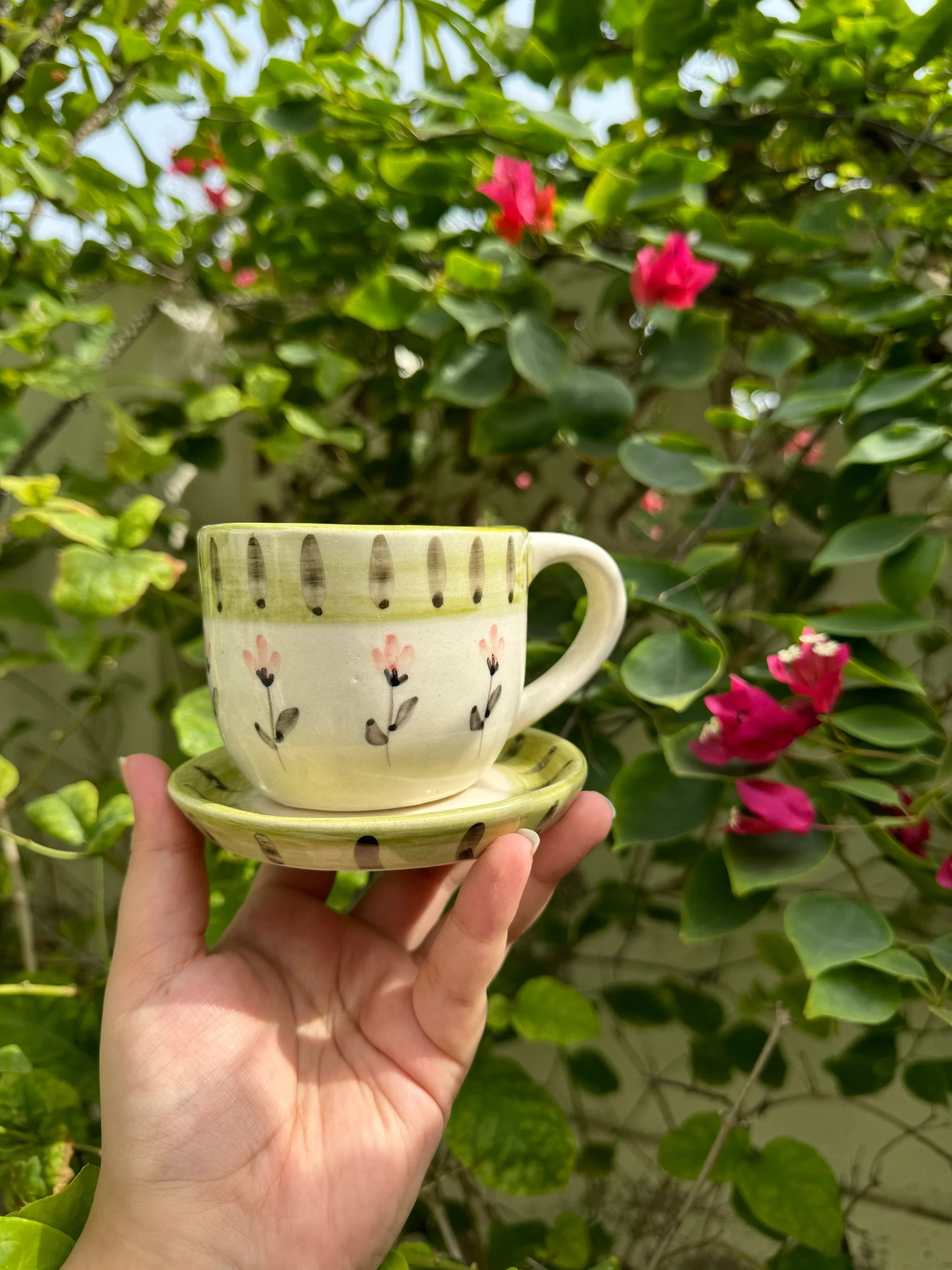 Spring Bloom Cup and Saucer Set