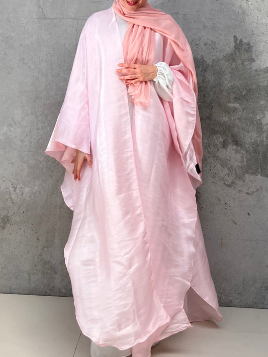 Cyra Luxury Abaya (Pink) - Forever Hijab