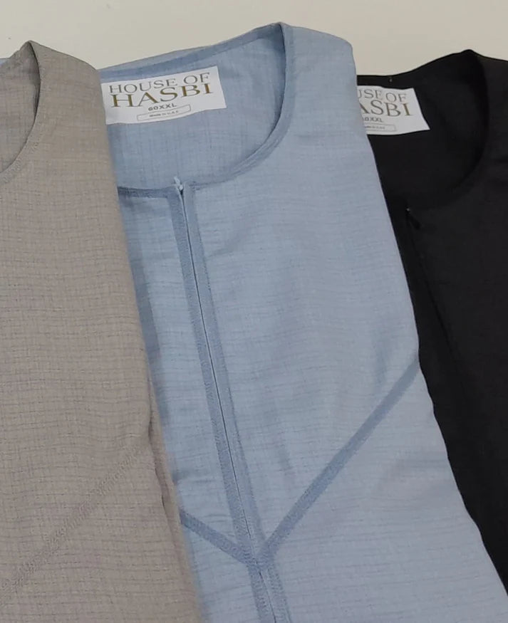 Sky Blue Premium Emirati Thobe - House of Hasbi