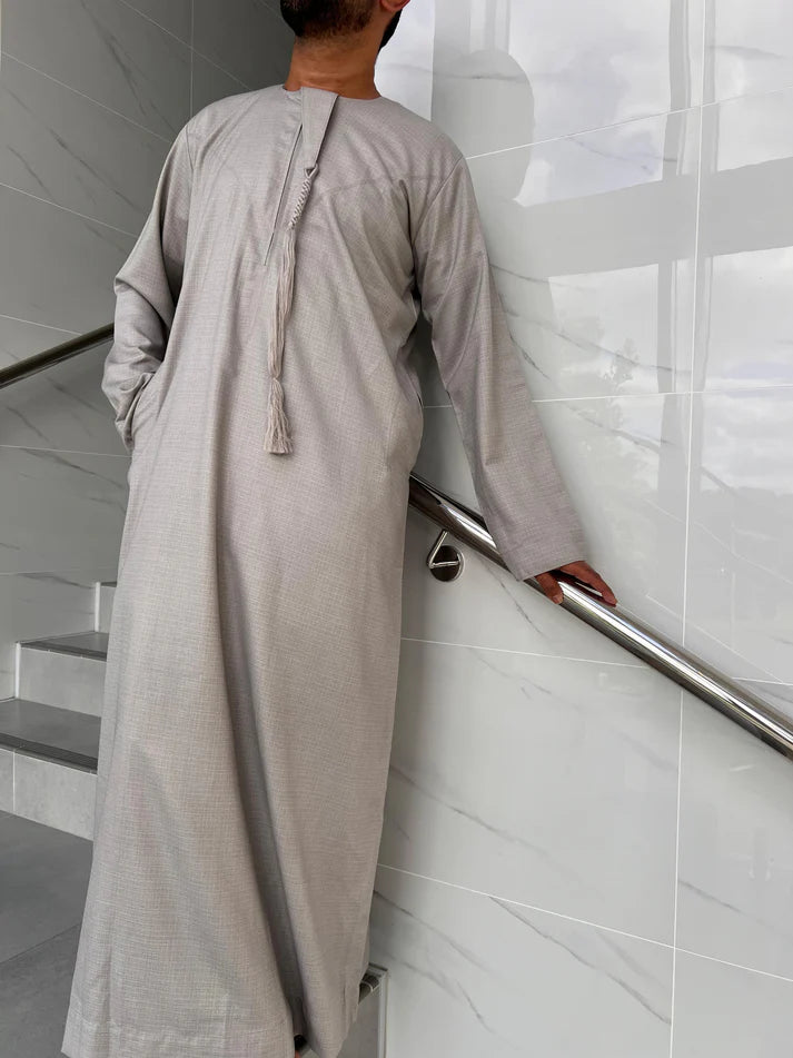 Sand Premium Emirati Thobe - House of Hasbi