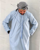 Sky Blue Premium Emirati Thobe - House of Hasbi