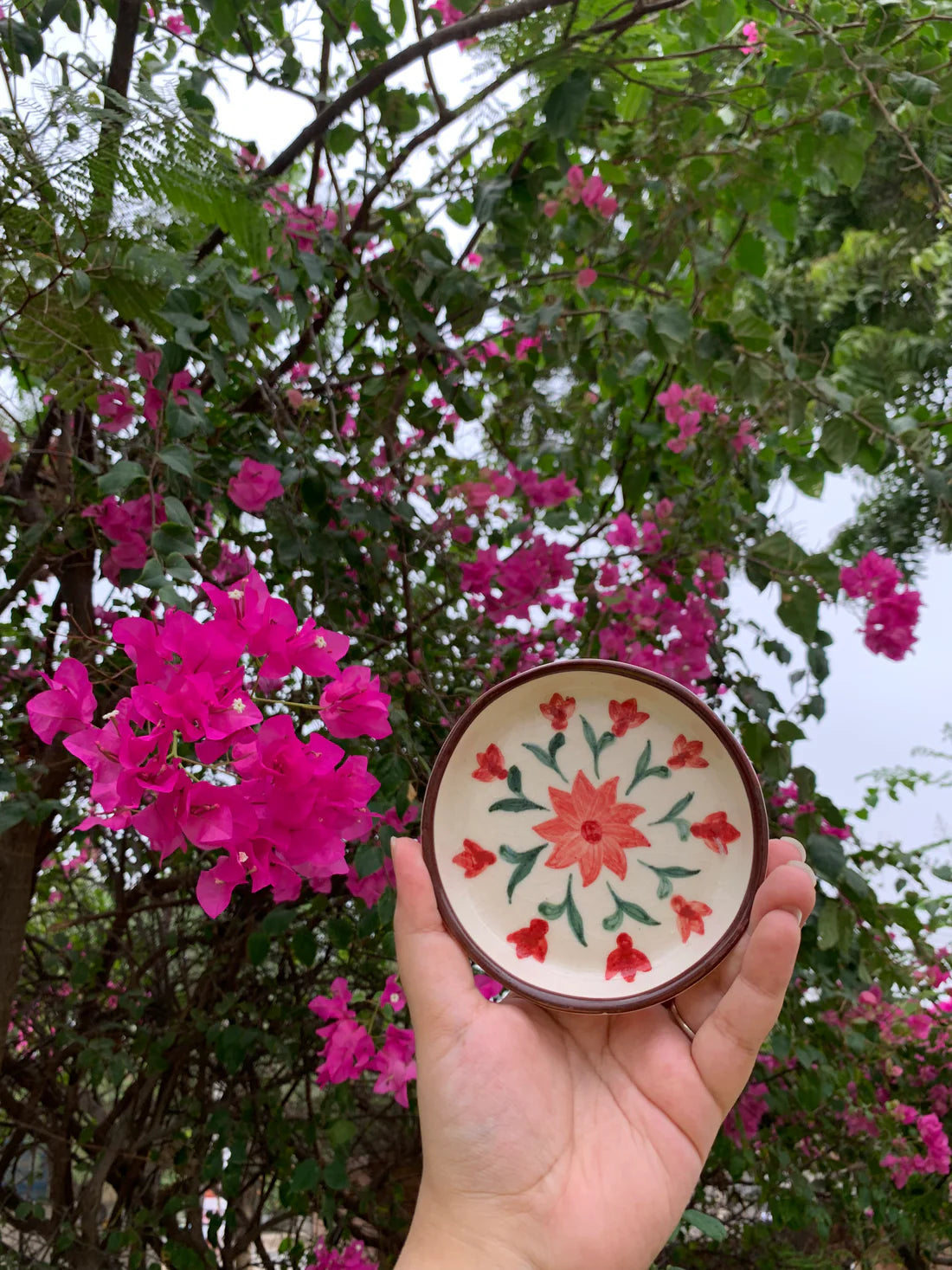 Red Zinnia Trinket