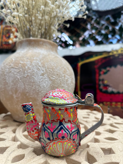 Handmade Chainak - Cutting Chai Truck Art Kettle Candle