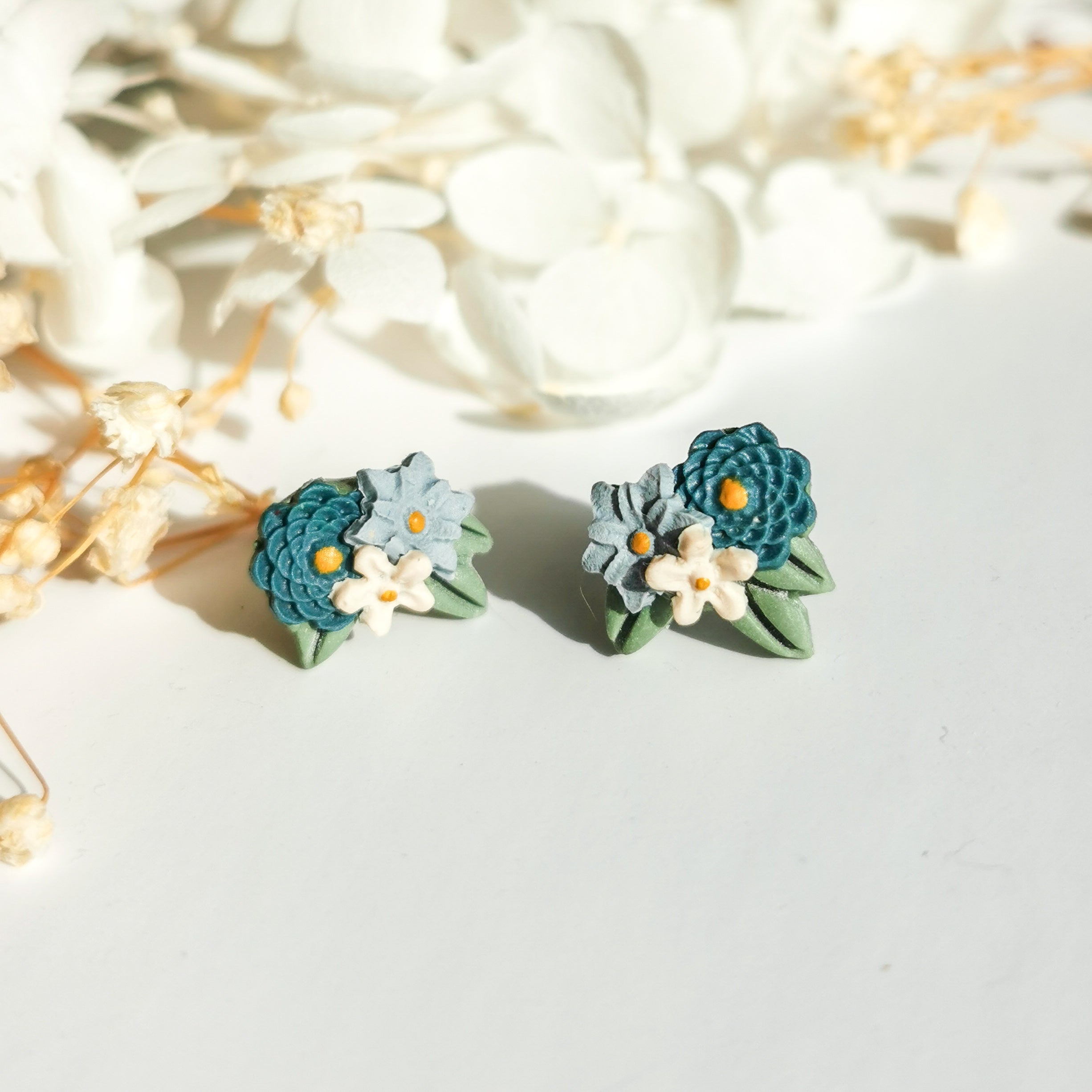 Mini Bouquet Stud Earrings